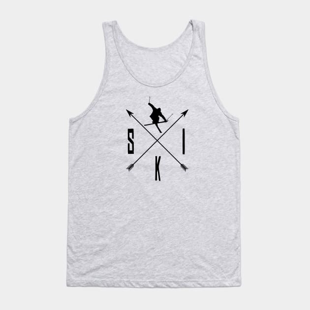 Ski Tank Top by OneRedFox